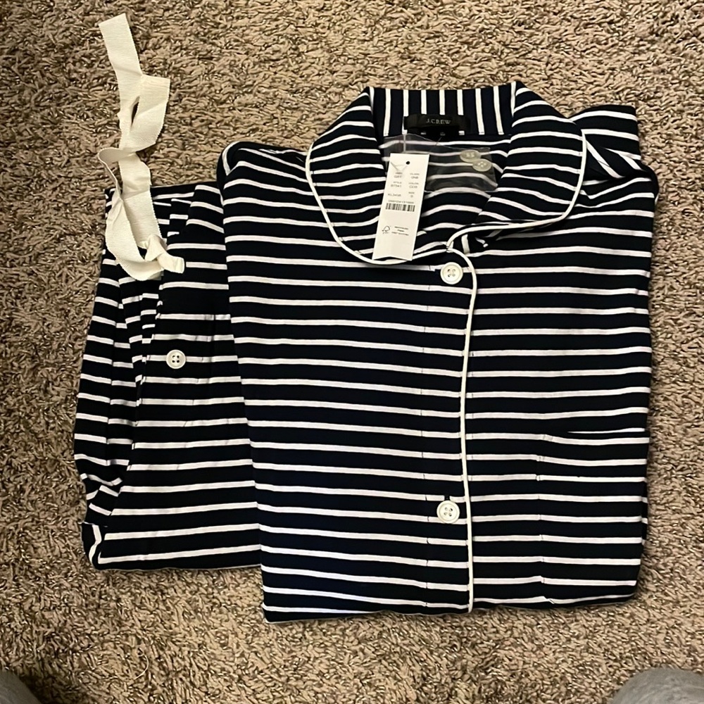 JCrew dreamy cotton PJ set